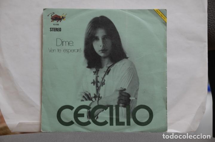 Discos de vinilo: DISCO VINILO SINGLES CECILIO - Foto 1