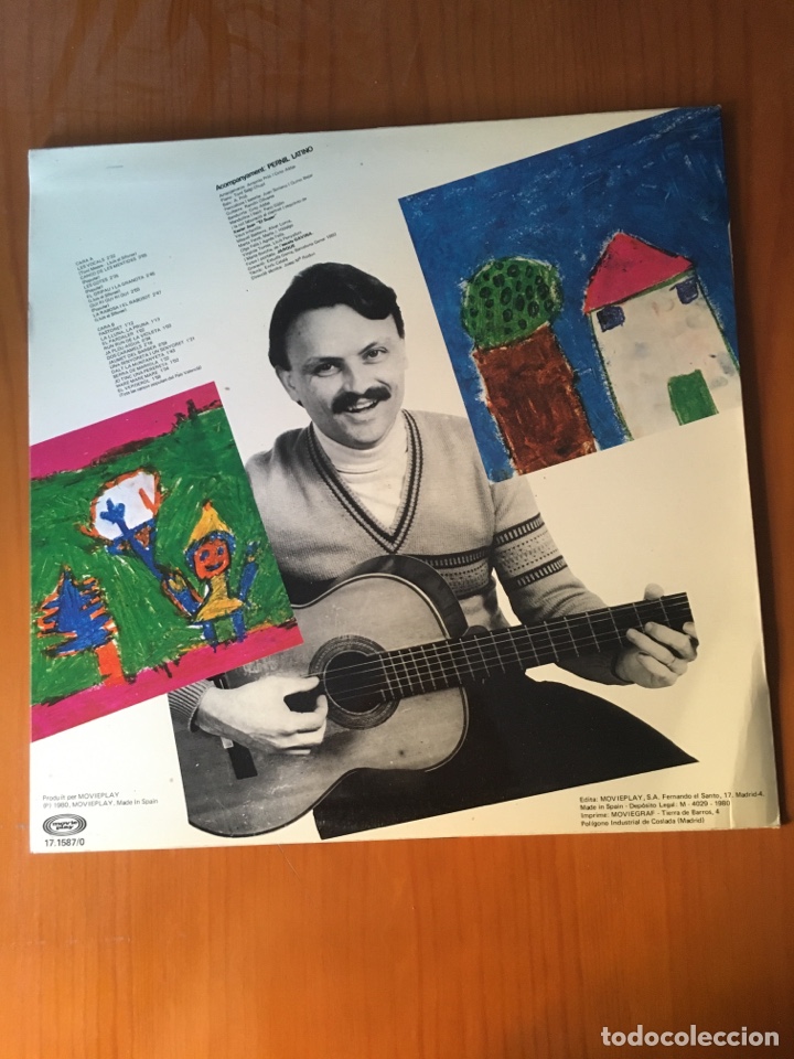 Discos de vinilo: LUIS EL SIFONER CANTA A E &Egrave; I O &Ograve;-1980-NUEVO!! - Foto 2