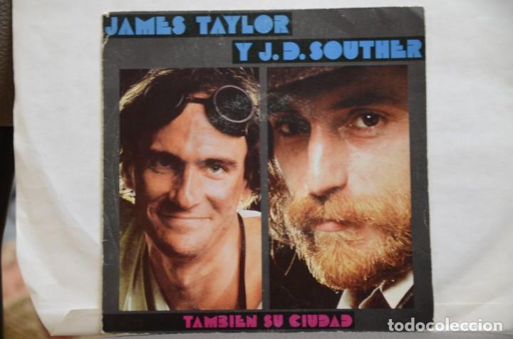 Discos de vinilo: DISCO VINILO SINGLES JAMES TAYLON Y J.D SOUTHER - Foto 1