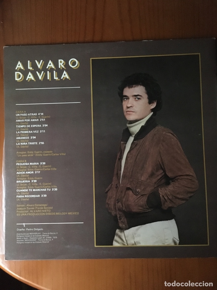 Discos de vinilo: ALVARO DAVILA-1978-NUEVO!! - Foto 2