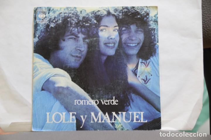 Discos de vinilo: DISCO VINILO LOLE Y MANUEL. ROMERO VERDE - Foto 1