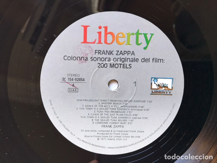 Discos de vinilo: 200 motels. Frank Zappa - Foto 8