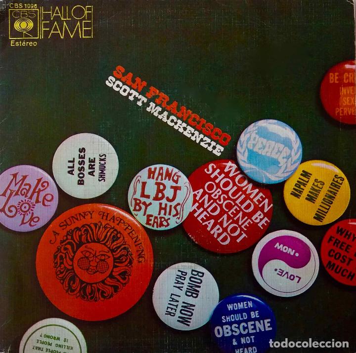 Discos de vinilo: SCOTT MACKENZIE. SAN FRANCISCO. SINGLE ESPA&Ntilde;A 1973 - Foto 1