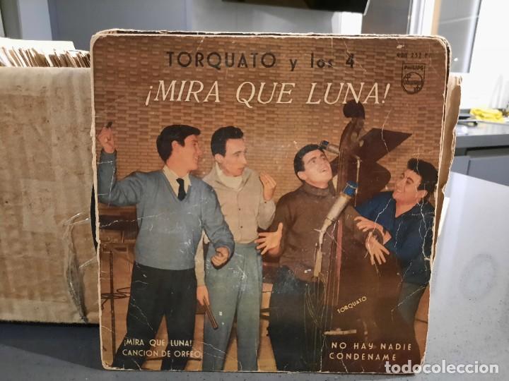 Discos de vinilo: Torcuato y los Cuatro - &iexcl;Mira que luna! - EP. del sello Belter 1960
