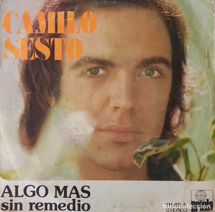 Discos de vinilo: CAMILO SESTO, ALGO M&Aacute;S. SINGLE ESPA&Ntilde;A - Foto 1