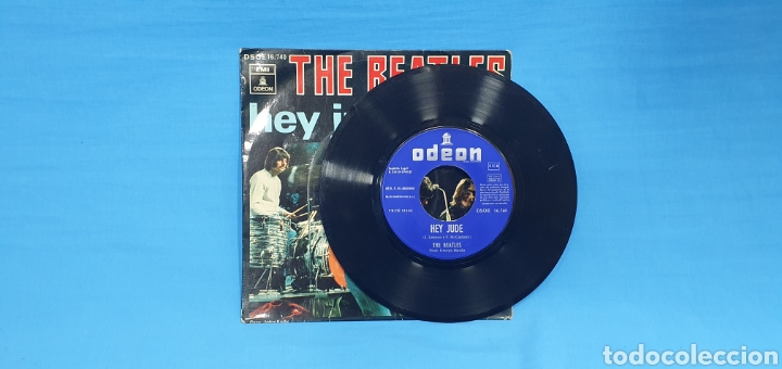 Discos de vinilo: DISCO SINGLE- HEY JUDE - THE BEATLES - Foto 3