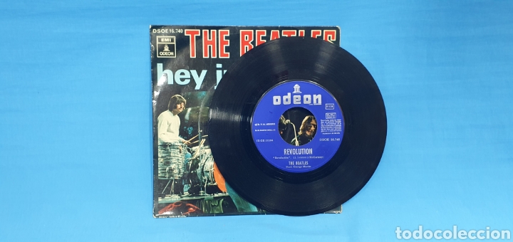 Discos de vinilo: DISCO SINGLE- HEY JUDE - THE BEATLES - Foto 4