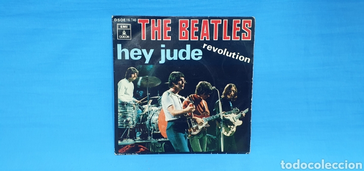 Discos de vinilo: DISCO SINGLE- HEY JUDE - THE BEATLES - Foto 1