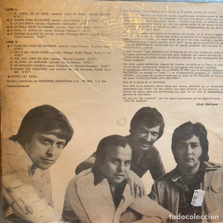 Discos de vinilo: LOS DEL SUQUIA - EL DISCO DE ORO DE... - ORIGINAL ARGENTINA - MICROFON 1976 - Foto 2