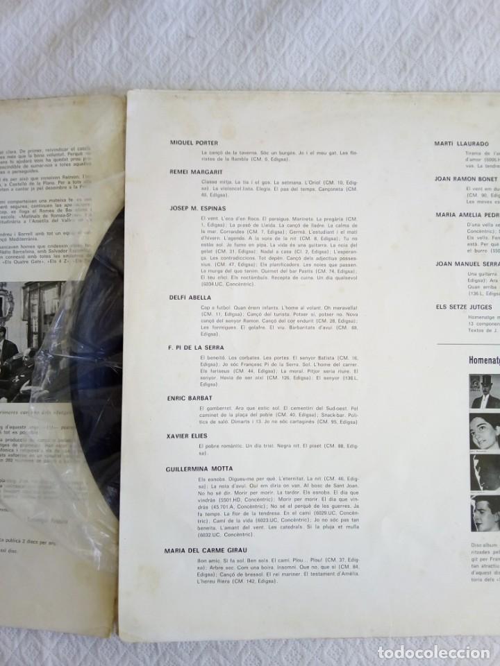 Discos de vinilo: Els Setze Jutges- LP-audiencia publica- concentric- 5704-UL-1966 - Foto 5 - 216981243