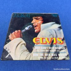 Discos de vinilo: SINGLE ELVIS - I JUST CAN´T HELP BELIEVIN - ESPAÑA - AÑO 1971. Lote 216989332