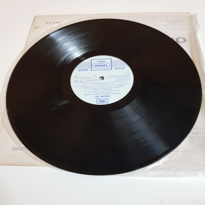 Discos de vinilo: LUIS MARIANO 1968 EMI REGAL - Foto 3