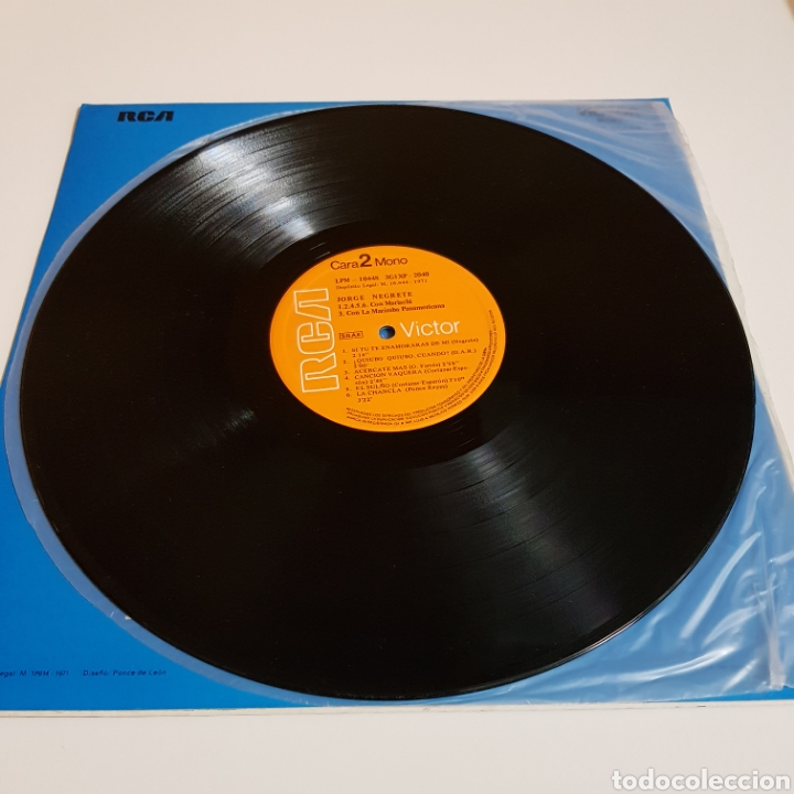 Discos de vinilo: JORGE NEGRETE 1971 RCA VICTOR - Foto 4