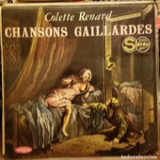 Discos de vinilo: COLETTE RENARD - CHANSONS GAILARDES