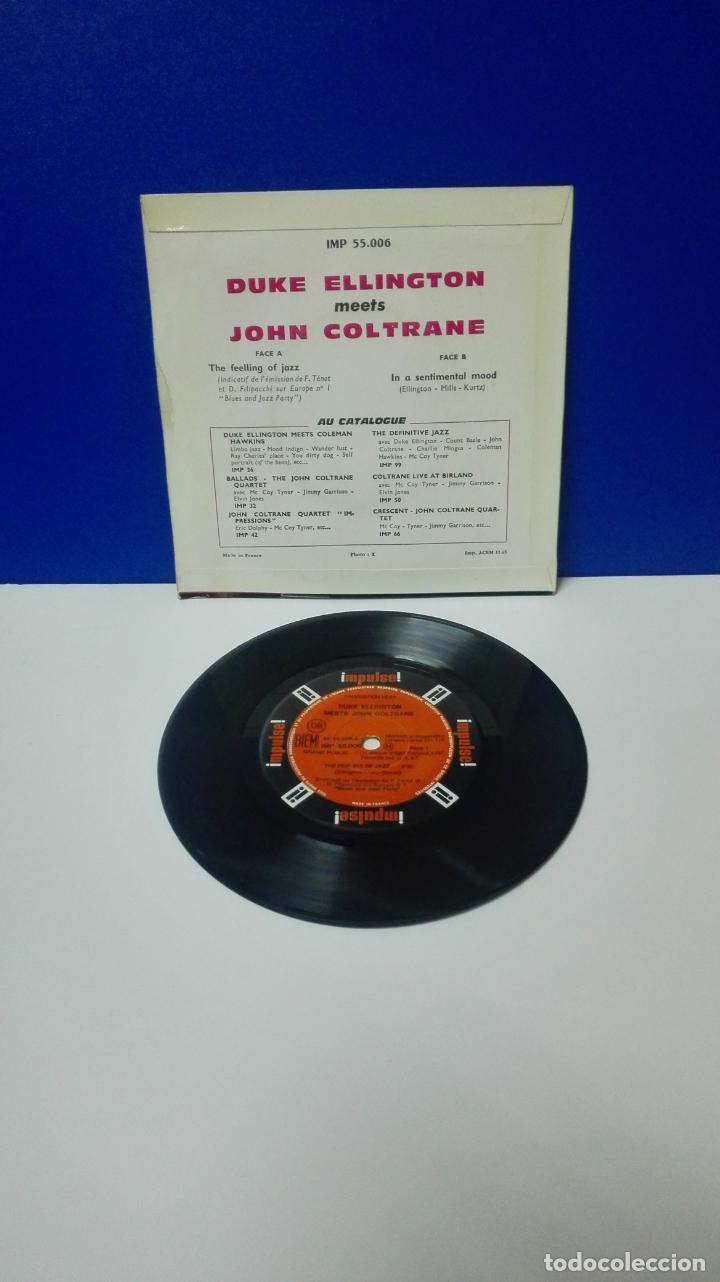 Discos de vinilo: DISCO VINILO SINGLE - DUKE ELLINGTON MEETS JOHN COLTRANE - Foto 2