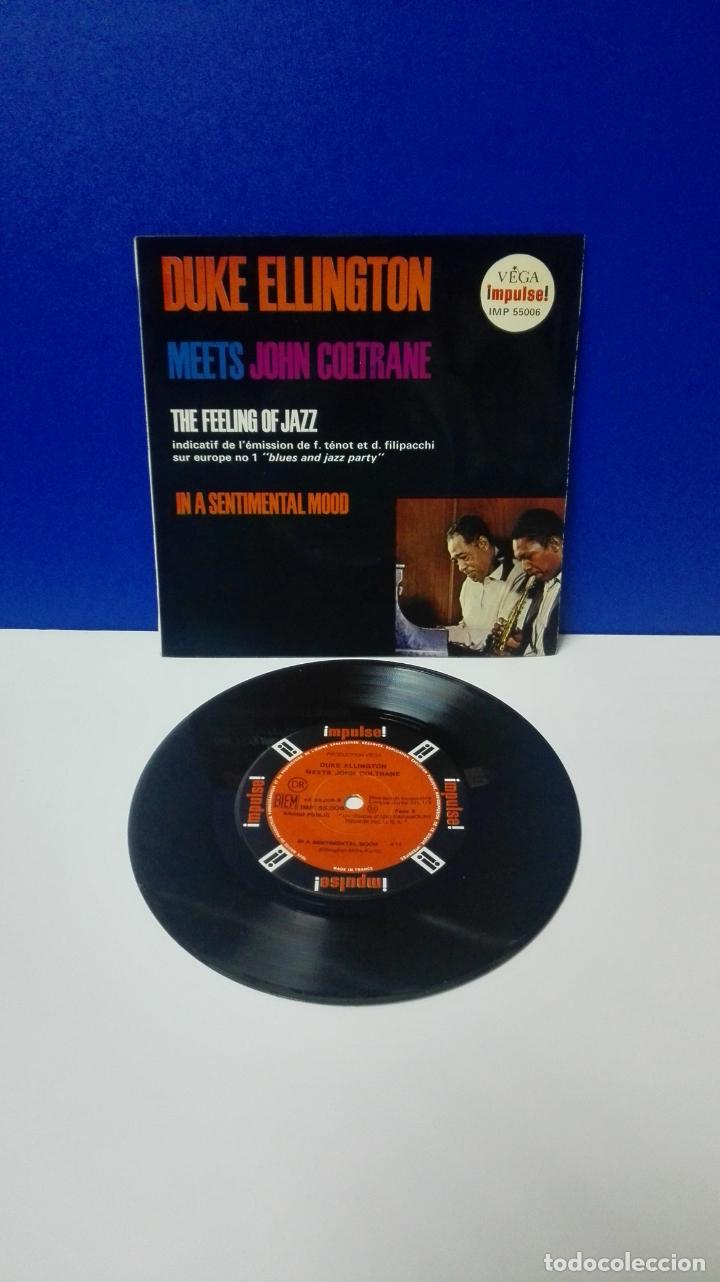 Discos de vinilo: DISCO VINILO SINGLE - DUKE ELLINGTON MEETS JOHN COLTRANE - Foto 1