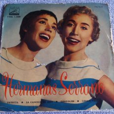 Discos de vinilo: HERMANAS SERRANO - EP - PATRICA + 3 - AÑO 1958. Lote 217035496