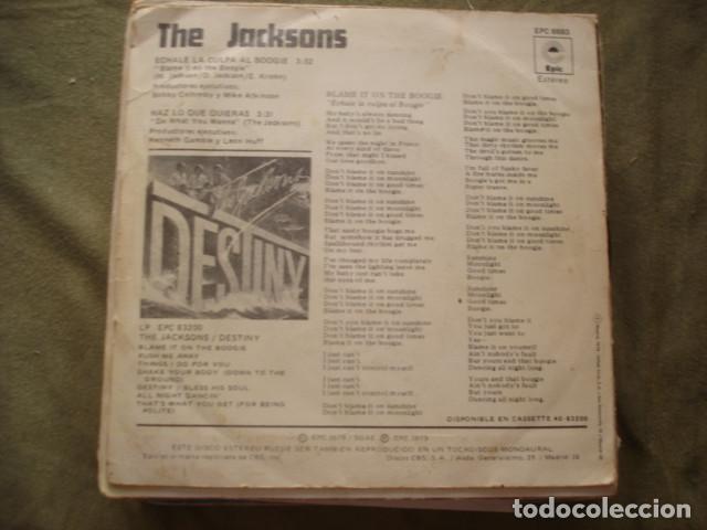 Discos de vinilo: The Jacksons Echale La Culpa Al Boogie - Foto 2