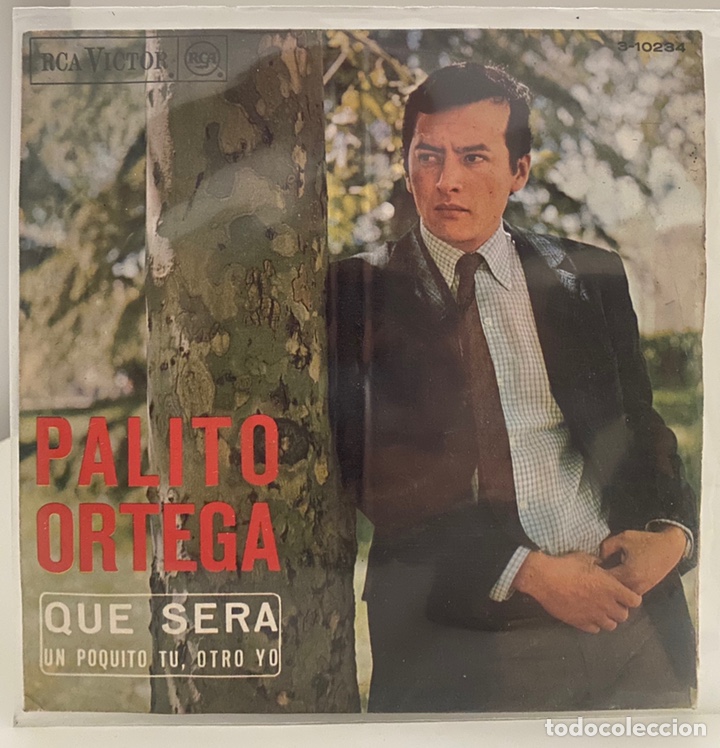 Disques de vinyle: PALITO ORTEGA-QUE SERA/UN POQUITO TU,OTRO YO/SINGLE 1967 RCA VICTOR 3-10234,ESPA&Ntilde;A.
