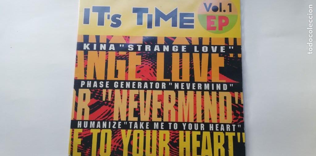 Vinyl-Schallplatten: A1 -Various - It's Time EP Vol.1 (12&rdquo;, EP)- VINILO 12- PORTADA VG+ / DISCO VG