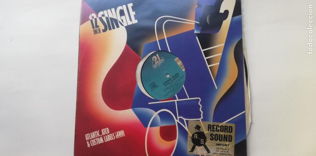 Vinyl-Schallplatten: A1-Donna Allen - Sweet Somebody - VINILO 12- PORTADA VG+ / DISCO VG+