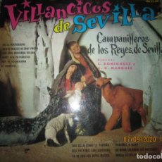 Discos de vinilo: CAMPANILLEROS DE LOS REYES - VILLANCICOS DE SEVILLA LP - ORIGINAL ESPAÑOL - HISPAVOX RECORS 1961. Lote 217141190
