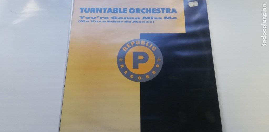 Vinyl-Schallplatten: A1-Turntable Orchestra - You're Gonna Miss Me - VINILO 12- PORTADA VG / DISCO VG