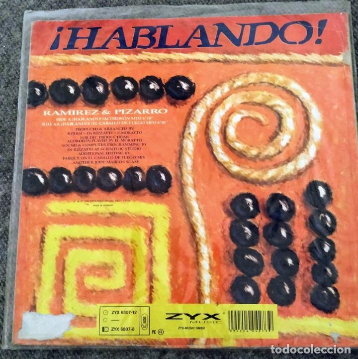 Discos de vinilo: RAMIREZ & PIZARRO - HABLANDO - Foto 2