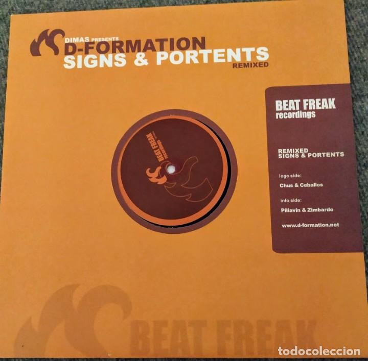 Discos de vinilo: D-FORMATION-SIGNS& PORTENTS-Remixed - Foto 1