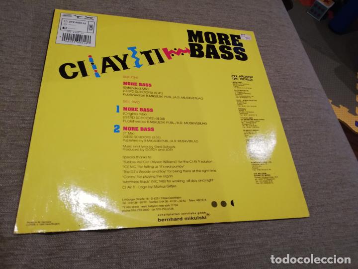 Discos de vinilo: Ci ay ti-more bass. maxi - Foto 2