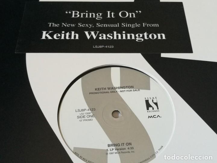 Discos de vinilo: Keith Washington - Bring It On - 1998 - Foto 1