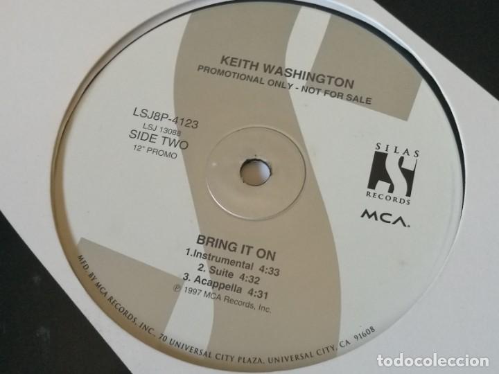 Discos de vinilo: Keith Washington - Bring It On - 1998 - Foto 2