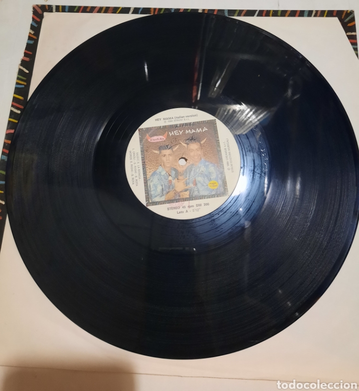 Discos de vinilo: Righeira / Carmelo - Hey mama / La bionda - Foto 4