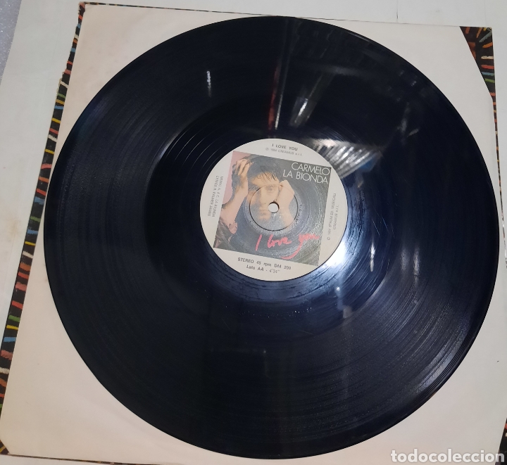 Discos de vinilo: Righeira / Carmelo - Hey mama / La bionda - Foto 5