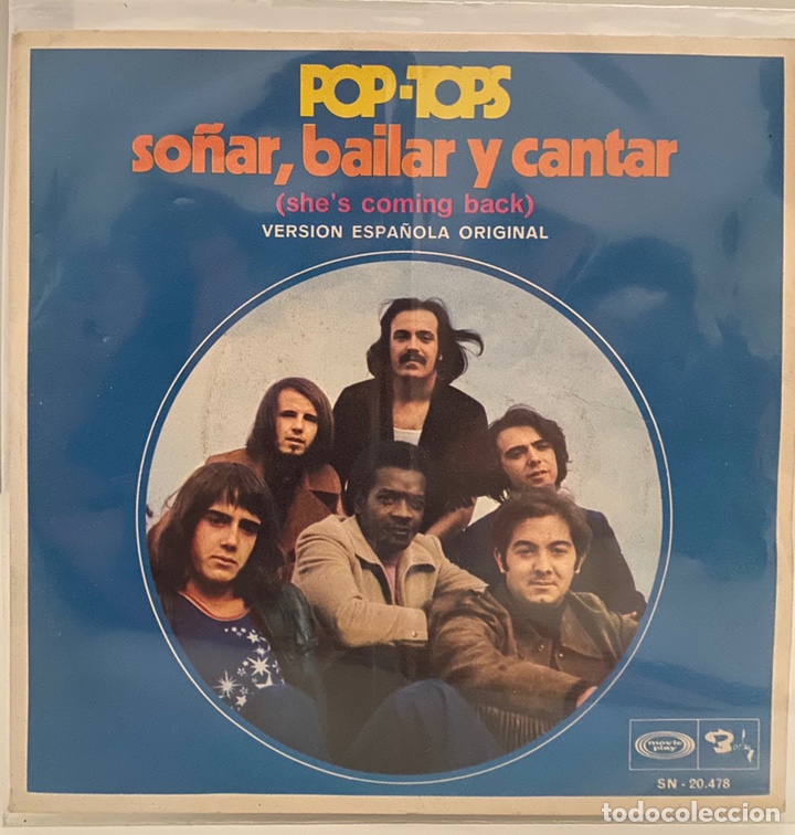 Discos de vinil: POP TOPS-SO&Ntilde;AR,BAILAR Y CANTAR/ANY TIME/SINGLE 1970 BARCLAY SN-20.478,ESPA&Ntilde;A.
