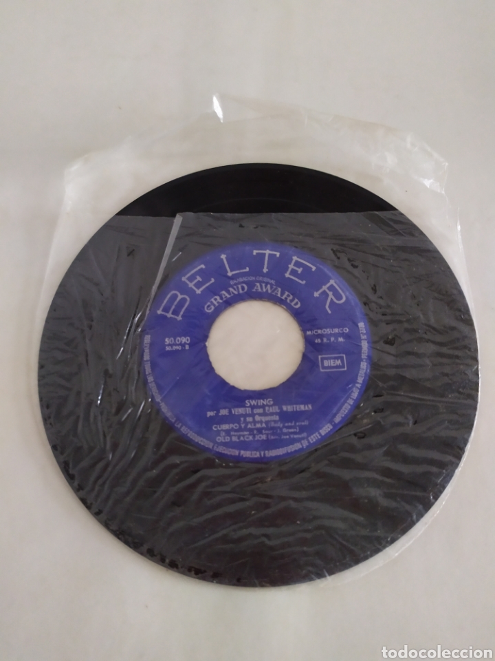 Discos de vinilo: Single vinilo Joe Venuti - Foto 3