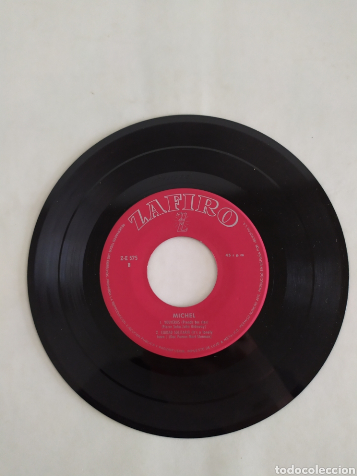 Discos de vinilo: Single vinilo Michel - Foto 3