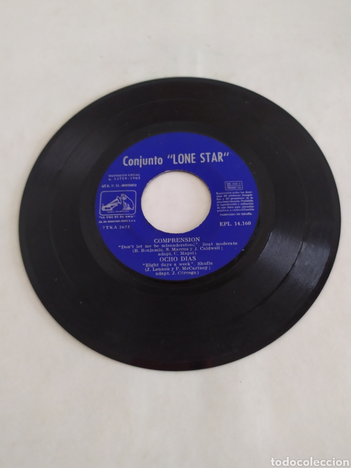 Discos de vinilo: Single vinilo Lone Star - Foto 3