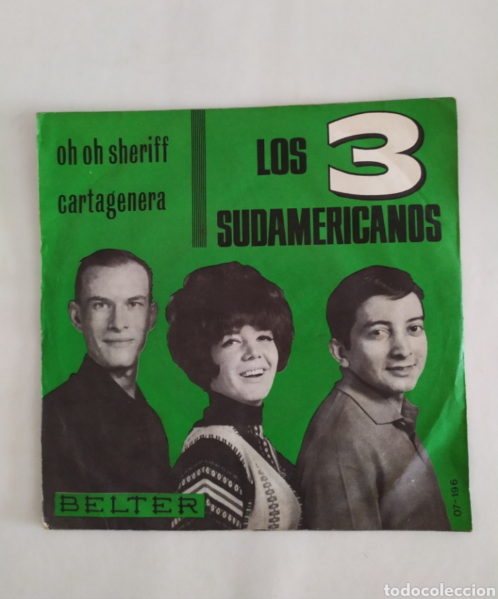 Discos de vinilo: Single vinilo los 3 sudamericanos - Foto 2