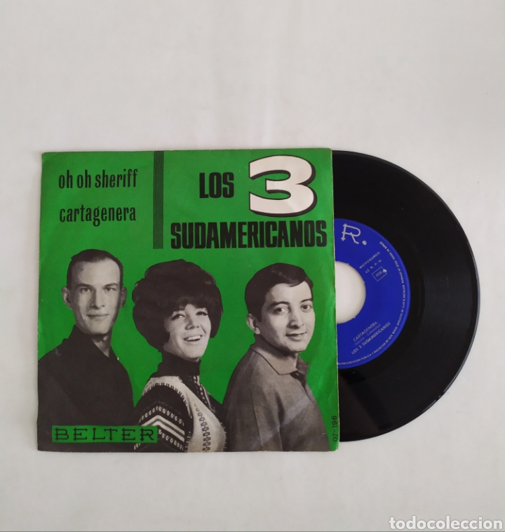 Discos de vinilo: Single vinilo los 3 sudamericanos - Foto 4