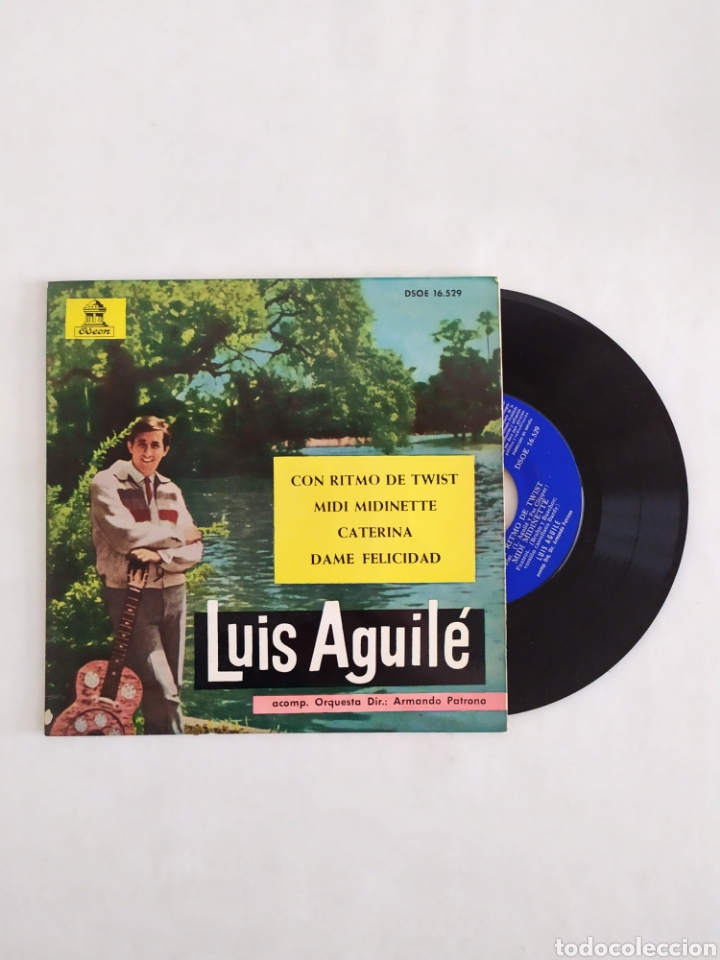 Discos de vinilo: Single vinilo Luis Aguil&eacute; - Foto 4