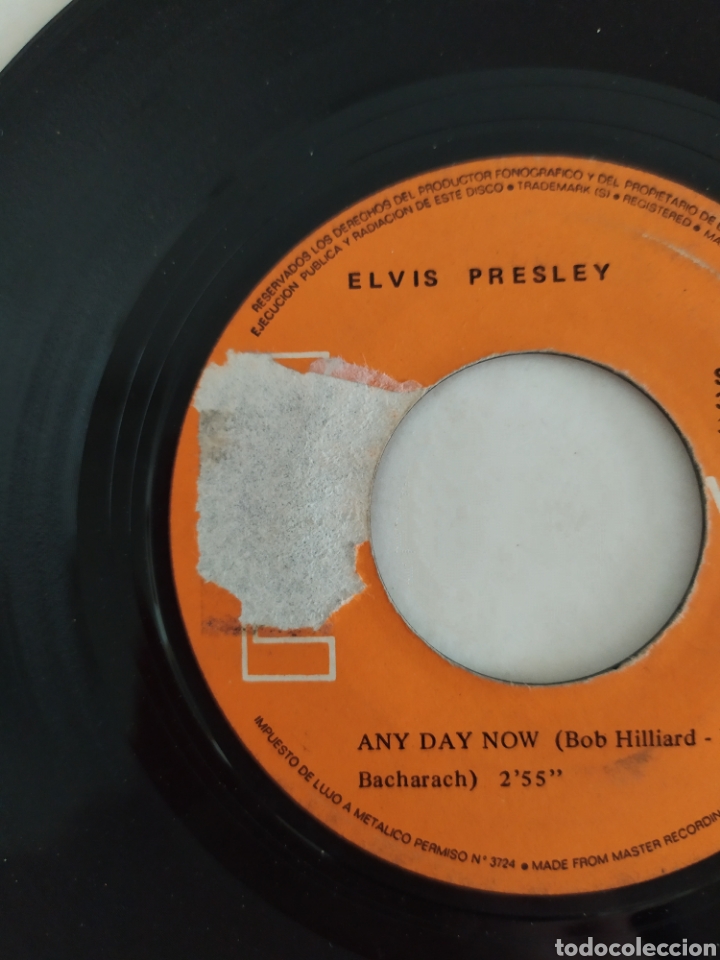 Discos de vinilo: Single vinilo Elvis Presley - Foto 5