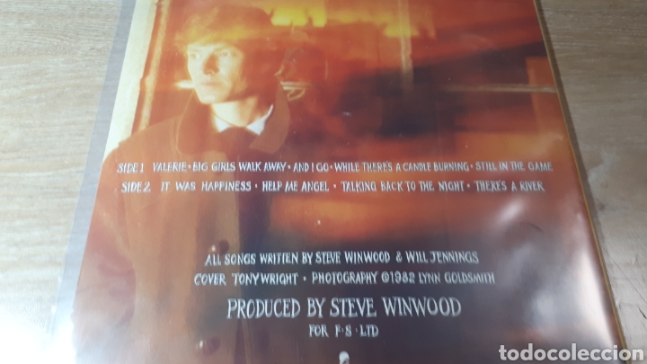 Discos de vinilo: STEVE WINWOOD TALKING BACK TO THE NIGHT - Foto 2