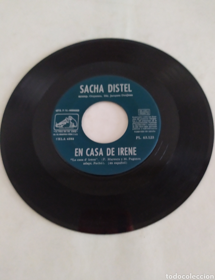 Discos de vinilo: Single vinilo Sacha Distel - Foto 4