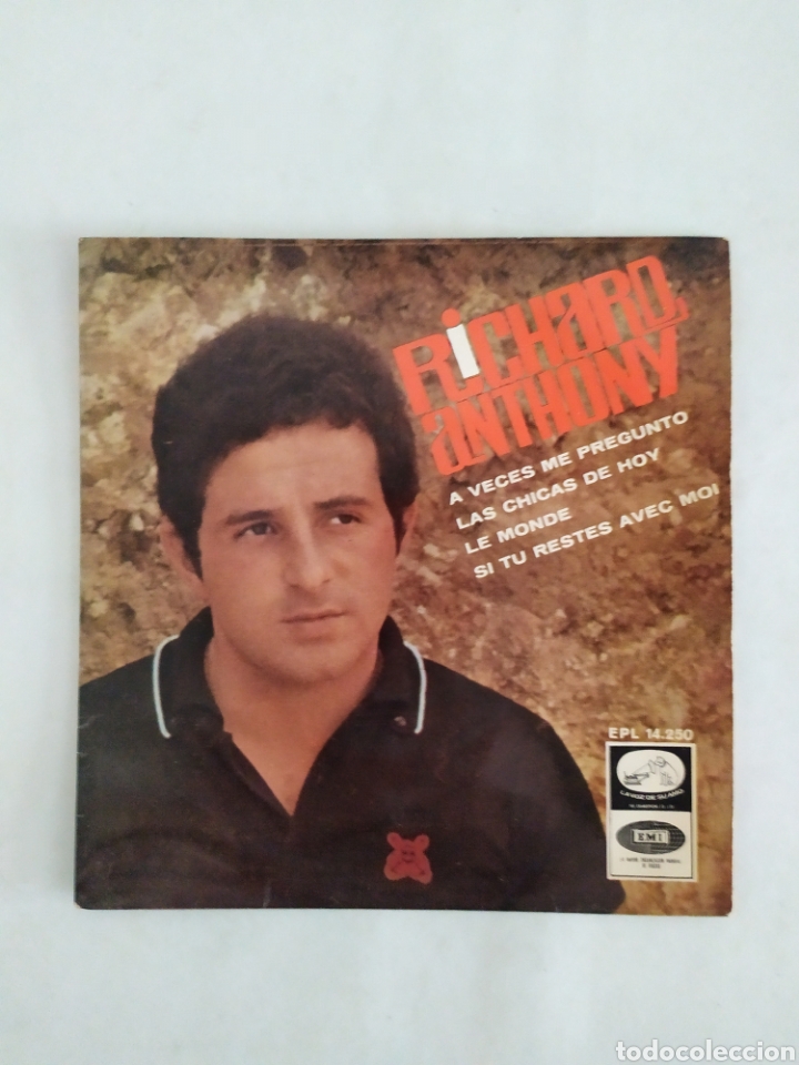 Discos de vinilo: Single vinilo Richard Anthony - Foto 1