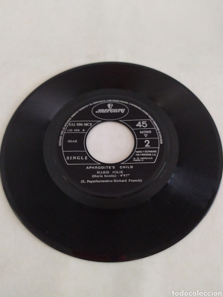 Discos de vinilo: Single vinilo Aphrodites Child - Foto 2