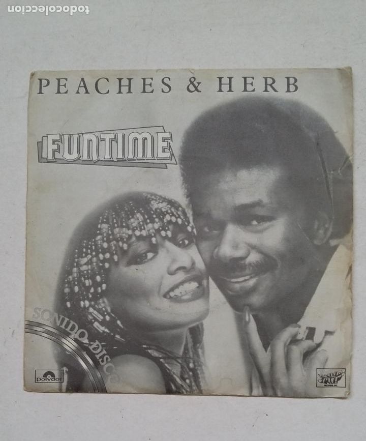 Discos de vinilo: PEACHES & HERB - FUNTIME - SINGLE. TDKDS16 - Foto 1