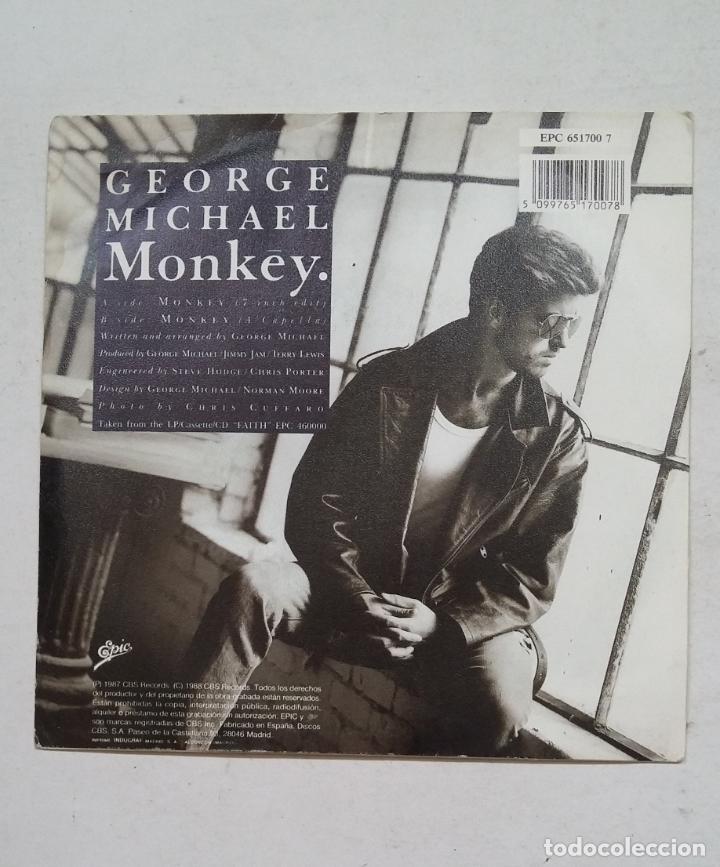 Discos de vinilo: GEORGE MICHAEL. - MONKEY. SINGLE. TDKDS16 - Foto 2