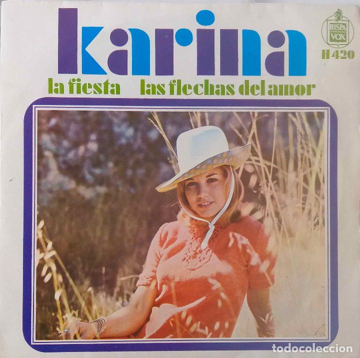 Discos de vinilo: KARINA, LA FIESTA. SINGLE - Foto 1