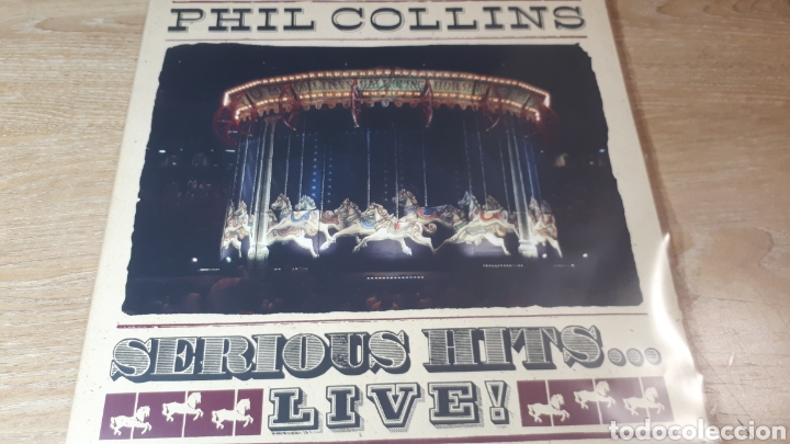 Discos de vinilo: PHIL COLLINS LIVE SERIOUS HITS DOBLE LP - Foto 1
